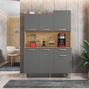 Ver imagem 2 de Armário de Cozinha Pequeno 6 Portas e Genova Kits Paraná