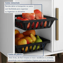 Ver imagem 4 de Cozinha Completa 10 Portas 2 Gavetas com Fruteira Lorena Kaiki Móveis - Branco