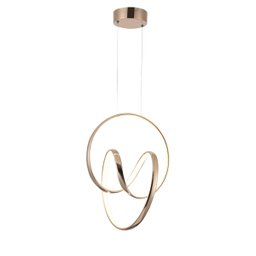 Pendente Lumier Micenas Cobre Led Integrado 36w 3 Temperaturas - 1