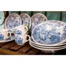 Kit Tigelas Bowl e Pratos de Sobremesa 20 Peças Biona Cena Inglesa Oxford Cerâmica - 2