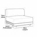 Ver imagem 5 de Poltrona Modular Imperador para Área Externa Estrutura em Madeira Assento Estofado Amadeirado Trama