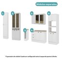 Ver imagem 6 de Cozinha Milla Nora 15 Portas 3 Gavetas MDF 320cm Branca Móveis Carraro