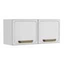 Ver imagem 1 de Armário Aéreo Cozinha Modulado Bella C/ 2 Portas 80cm Branco - Bertolini