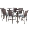 Conjunto Mesa e 6 Cadeiras Turquia Luxo Cozinha Area Edicula Jardim - 1