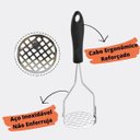 Ver imagem 2 de Amassador de Batatas Legumes em Aço Inox com Cabo Anatômico