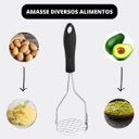 Ver imagem 4 de Amassador de Batatas Legumes em Aço Inox com Cabo Anatômico
