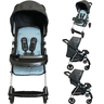 Carrinho de Bebe Passeio com Bebe Conforto Galzerano Romano Blue - 2