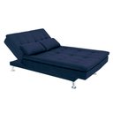 Ver imagem 5 de Sofá-cama com Chaise 188cm Linoforte Rayssa Suede Veludo Espuma D-33