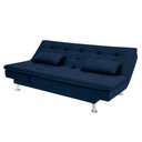Ver imagem 3 de Sofá-cama com Chaise 188cm Linoforte Rayssa Suede Veludo Espuma D-33