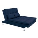 Ver imagem 4 de Sofá-cama com Chaise 188cm Linoforte Rayssa Suede Veludo Espuma D-33