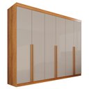 Ver imagem 1 de Guarda-Roupa Dubai 6 Portas 8 Gavetas MDF Mais Móveis