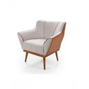 Ver imagem 5 de Poltrona Decorativa Yasmin Linho Compose Império Estofados