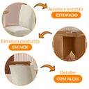 Ver imagem 6 de Mesa de Jantar Evora 90cm Mdf Canto Copo e com 4 Cadeiras Athenas