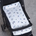 Ver imagem 3 de Ninho para Carrinho e Mini Berço Portátil Percal 200 Fios 100% Algodão:space