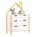 Ver imagem 6 de Cômoda Montessori Infantil Madeira 3 Gavetas Elano Idimex
