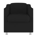 Ver imagem 3 de Kit 10 Poltronas Decorativa Reforçada Recepção Clinica Salão Suede Preto