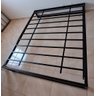 Cama Casal Robusta Aço Ferro Tamanho Queen 158cmx198cm Cor Alumínio Estilo Industrial Mobbili Ca-03 - 3