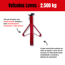 Ver imagem 5 de Kit 4 Cavaletes Automotivos Tipo Preguiça 2 Toneladas Suporte Reforçado Trava de Segurança Carros