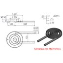 Ver imagem 3 de Queimador Duplo para Fogão Industrial de Ferro Fundido 23cm