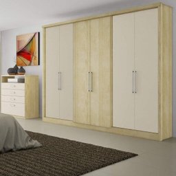 Guarda-Roupa Casal 6 Portas Herval Móveis - 1