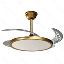 Ver imagem 1 de Pendente com Ventilador Ø50cm 36w Led Dimerizável Bivolt Temperatura Ajustável 2700k a 6500k