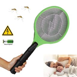 Raquete Elétrica P/ Pequenos Insetos Bivolt Recarregável 3w - 3