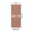 Ver mais imagens de Painel Ripado Versátil: 01 unid. 270x110cm larg. Talatto Painéis Preto TX