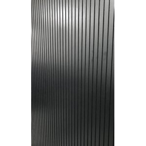 Painel Ripado Versátil: 01 unid. 270x110cm larg. Talatto Painéis Preto TX