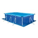 Ver imagem 2 de Piscina Estruturada Premium 5000 Litros Retangular PVC Capa Forro Filtro 2200L-H 220V Azul Mor
