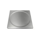 Ver imagem 4 de Tampa Cega 15x15 Inox para Fechamento de Caixa Sifonada 15cm Banheiro Cozinha Quintal