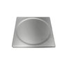 Tampa Cega 15x15 Inox para Fechamento de Caixa Sifonada 15cm Banheiro Cozinha Quintal - 4