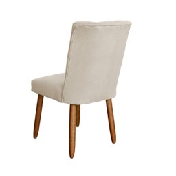 Kit 4 Cadeiras Sala de Jantar Cozinha Estofada Paris Reforçada Suede - Twdecora - 6