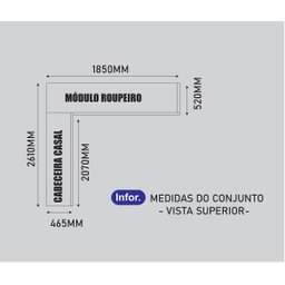 Guarda-Roupa Casal com Cabeceira Queen 4 Portas de Correr 3 Gavetas Florença Espresso Móveis - 13 Guarda-Roupa Casal com Cabeceira Queen 4 Portas de Correr 3 Gavetas Florença Espresso Móveis - 13