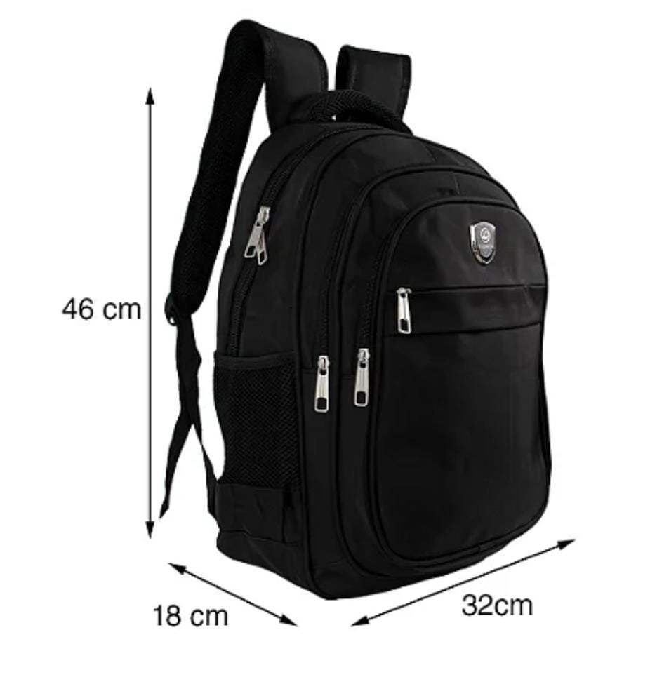 Mochila Bolsa Grande Reforçada Multiuso:Preto - 5