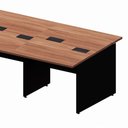 Ver imagem 4 de Mesa de Escritório Estação de Trabalho 8 Lugares 3,60m x 1,20m Pés Painel F5 Office