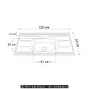 Ver imagem 5 de Cozinha Compacta Balcão com Pia 120cm Laura Plus Soft/freijó Z06 - Mpozenato