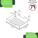 Ver imagem 6 de Porta Sabonete para Banheiro Saboneteira Inox Ventosa Elg