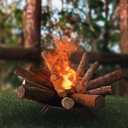 Ver imagem 2 de Lenheiro Lareira de Ferro Fundido para Área Externa Jardim - Nossa Kasa