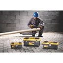 Ver imagem 4 de Caixa Plástica para Ferramentas 17 Tramontina com Bandeja Removível e Trava Metálica Tramontina