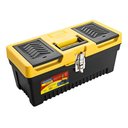 Ver imagem 1 de Caixa Plástica para Ferramentas 17 Tramontina com Bandeja Removível e Trava Metálica Tramontina