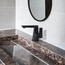 Ver imagem 3 de Torneira Banheiro Metal Nobre Luxo Monocomando Acabamento: Premium; Cor: Preta