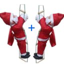 Ver imagem 1 de Boneco Papai Noel Subindo Escada 90cm Decoração