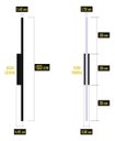 Ver imagem 3 de Perfil Arandela Slim Fit 100cm 22w Luz Direta - Preto - 4000k