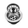 Válvula Pia Cozinha Americana Escoamento 3.1/2" Aço Inox:Cromado - 2
