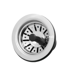 Válvula Pia Cozinha Americana Escoamento 3.1/2" Aço Inox:Cromado - 7