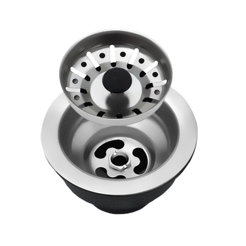 Válvula Pia Cozinha Americana Escoamento 3.1/2" Aço Inox:Cromado