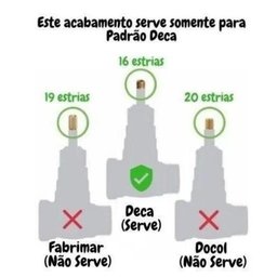 Acabamento para Registro Deca Preto Quadrado de Chuveiro - 2