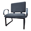 Ver imagem 2 de Cadeira Plus Size/Base Reforçada até 200kg Braço Corsa Tecido Jserrano Cor Preto