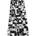 Ver imagem 1 de Tapete de Couro Passadeira Marrom Café Malhado 0,60x1,50 S/B