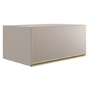 Ver imagem 1 de Armario Aereo Basculante 1p 80 Cm Mdf Proenca Nogueira Nude Prime Demartez